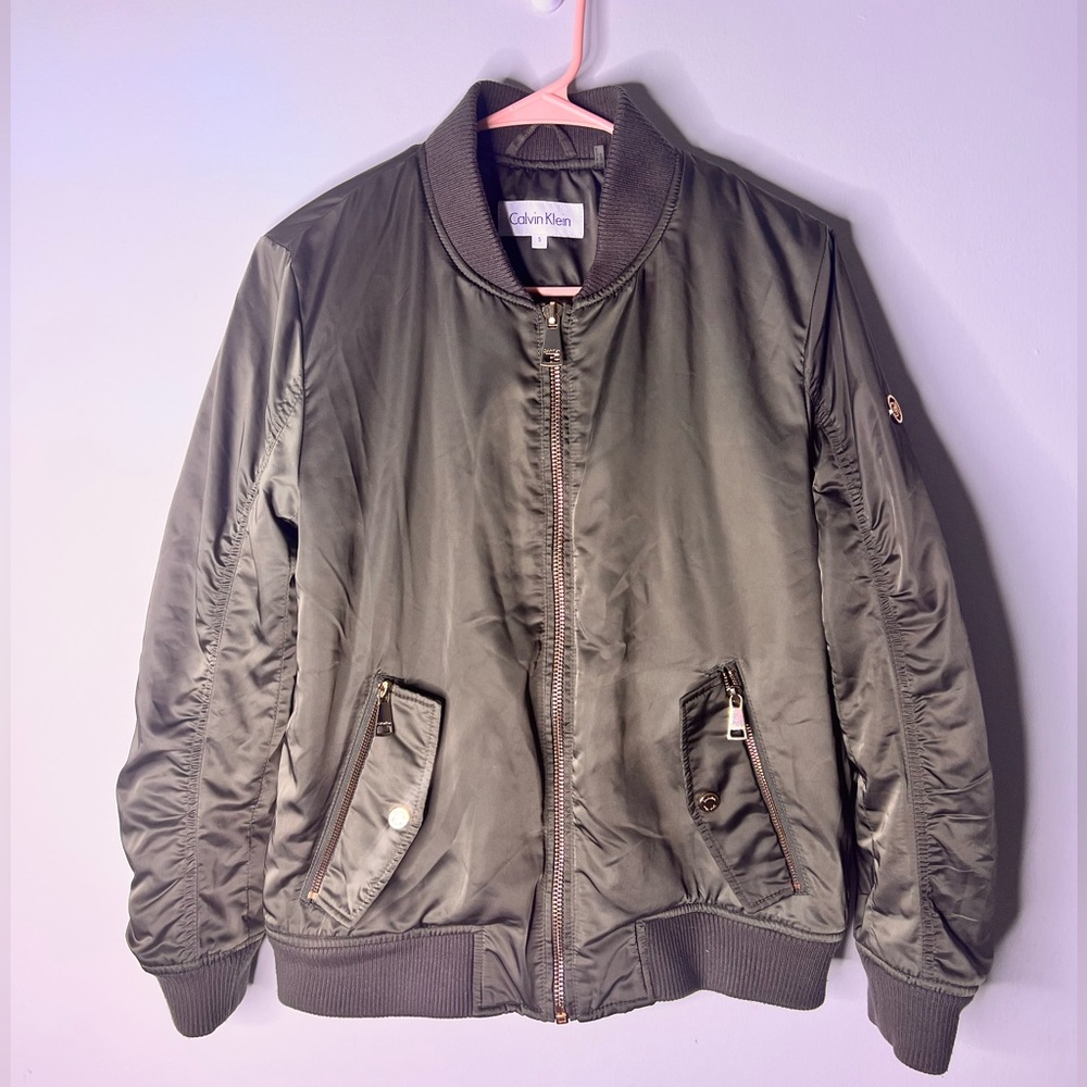 Calvin Klein - Authenticated Jacket - Polyester G… - image 1